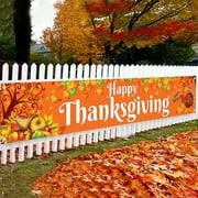 KatchOn, Happy Friendsgiving Banner for Yard - Xtralarge, 120x20 Inch | Friendsgiving Yard Sign for Friendsgiving Decorations Outdoor