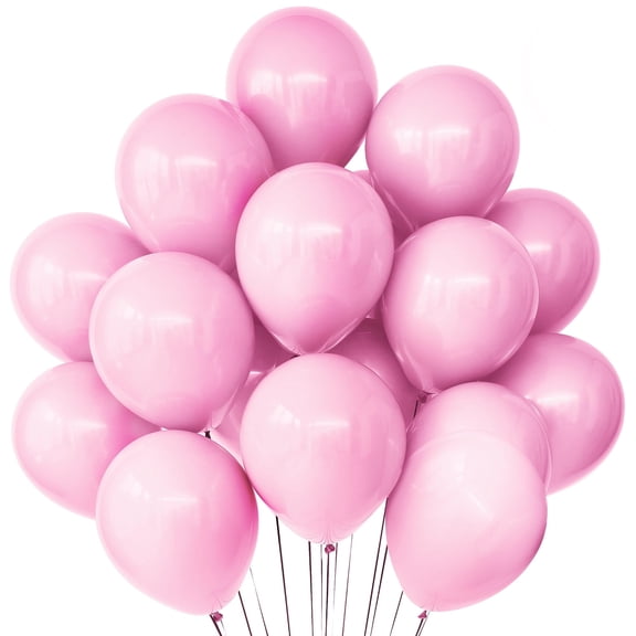 KatchOn, Light Pink Balloons for Valentines Decorations - 12 Inch, Pack of 110 | Valentines Balloons for Valentines Day Decorations | Galentines Balloons for Galentines Day Decorations