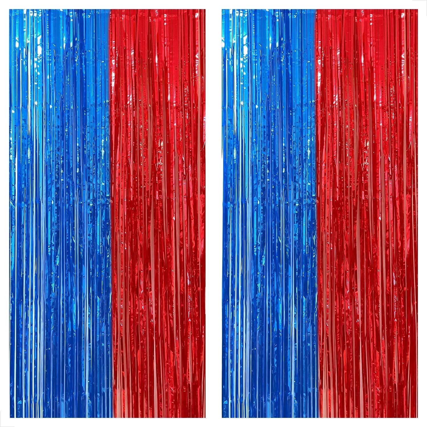 KatchOn, Red and Blue Streamers, Pack of 2 - Xtralarge, 8x3.2 Feet