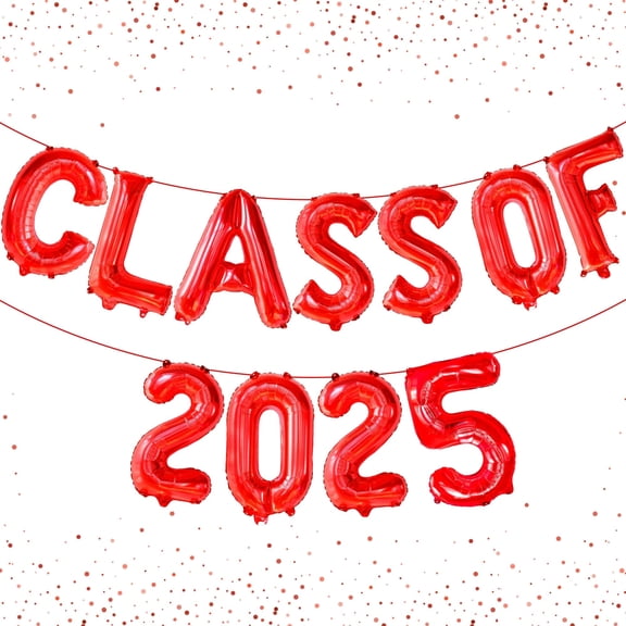 KatchOn, Red Class of 2026 Balloons - 16 Inch | Graduation Balloons for Graduation Decorations Class of 2026 | Class of 2026 Decorations, Graduation 2026 | Graduation Decorations
