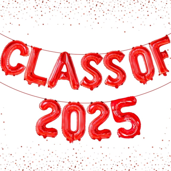 KatchOn, Red Class of 2026 Balloons - 16 Inch | Graduation Balloons for Graduation Decorations Class of 2026 | Class of 2026 Decorations, Graduation 2026 | Graduation Decorations