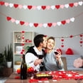 thumbnail image 1 of KatchOn, Red Felt Heart Garland - 8.2 Feet No DIY | Heart Decorations, Valentines Day Decorations | Love Garland, Engagement Party Decorations | Love Decorations, Romantic Decorations Special Night, 1 of 7