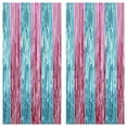 thumbnail image 1 of KatchOn, XtraLarge Pink and Blue Streamers - 8x3.2 Feet, Pack of 2 Gender Reveal Decorations | Baby Gender Reveal Backdrop Boy or Girl | Pink and Blue Backdrop for Pink and Blue Party Decorations, 1 of 7
