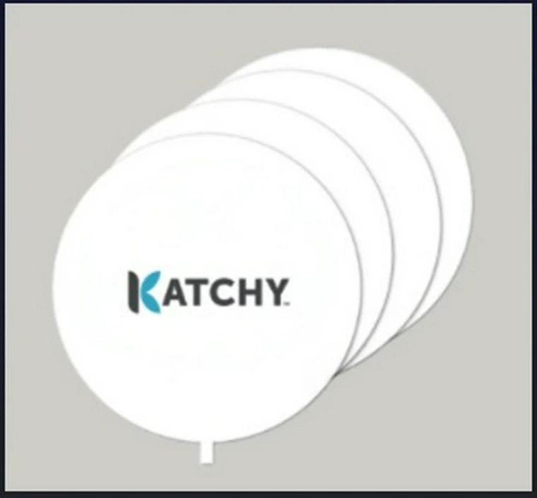 Katchy Outdoor + Glueboard Refill (4 Pack) - Glue Board Refills for Mosquito, Gnat, Moth, Fruit Flies - Non-Zapper Traps for Buzz-Free Home
