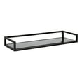 thumbnail image 1 of Kate And Laurel Metal Floating Shelf, 24 In x 8 In, Black, 1 of 6