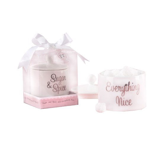 Kate Aspen Ceramic Sugar Bowl, Spice and Everything Nice