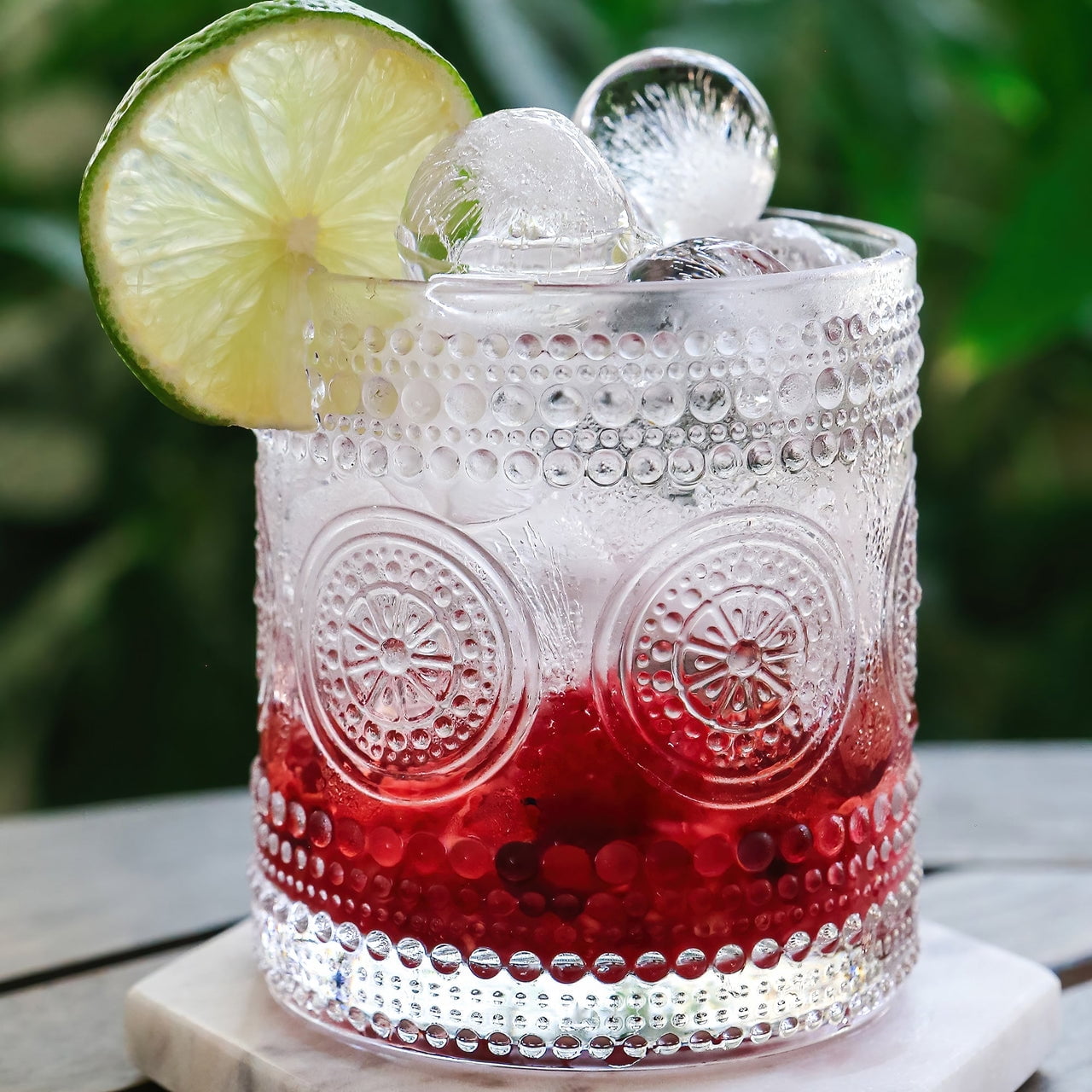 Kate Aspen Hobnail Beaded Floral Clear Drinking Glasses Set of 6, (10 oz) Vintage Glassware Set Cocktail Glass Set, Juice Glass, Water Cups | Great Hostess Gift & Gift for New Home Owners - Walmart.com