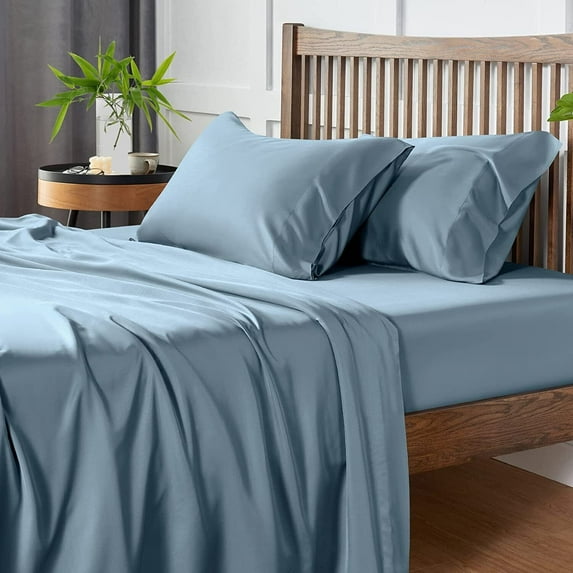 Kate Aurora 360 Thread Count Deep Pocket Premium Woven Viscoe Bamboo 4 Piece Sheet Set - Assorted Sizes & Colors