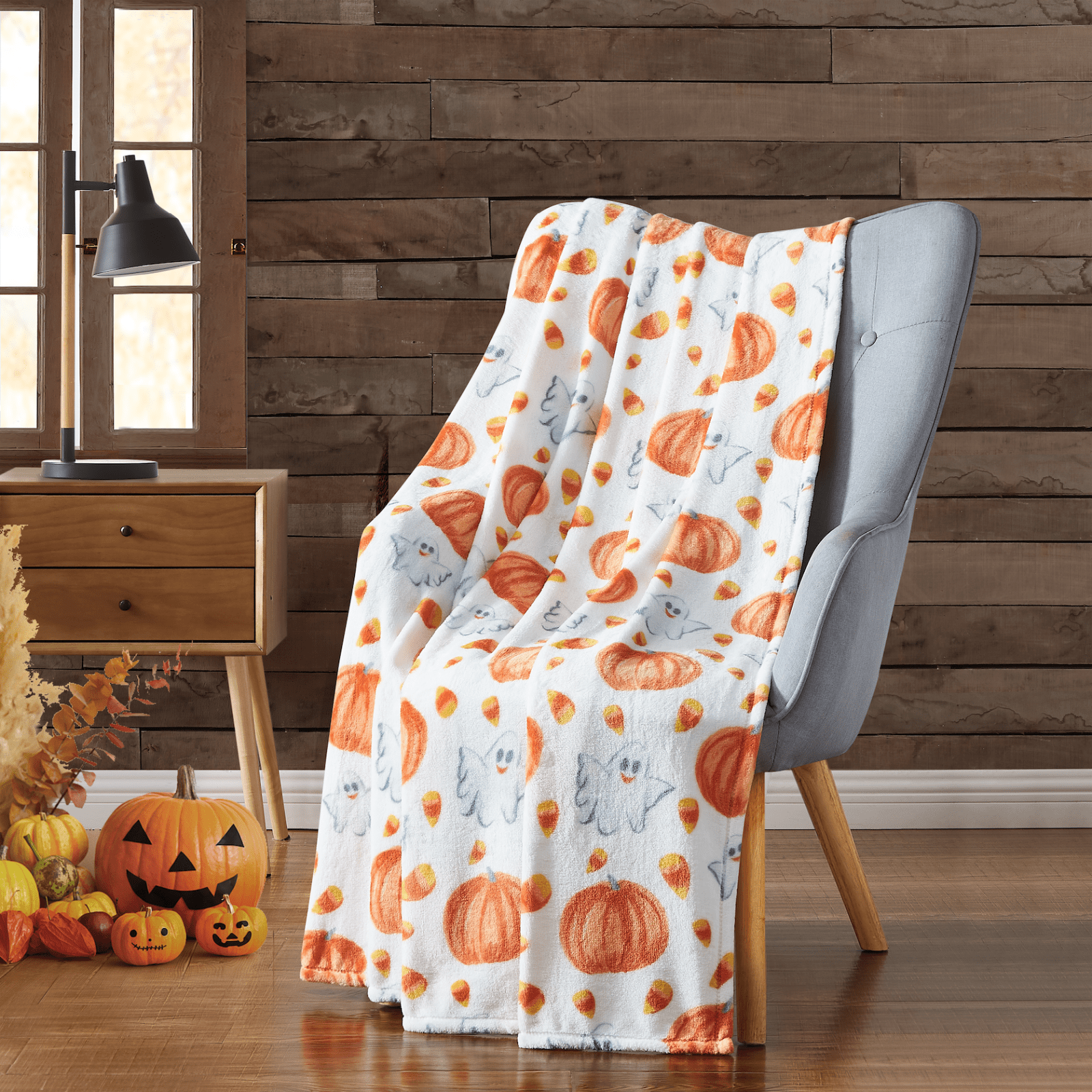 Pumpkin blanket walmart sale