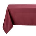 thumbnail image 1 of Kate Aurora Basics All Purpose Stain & Spill Proof Fabric Tablecloths - 6-8 Chairs, Burgundy, 1 of 3