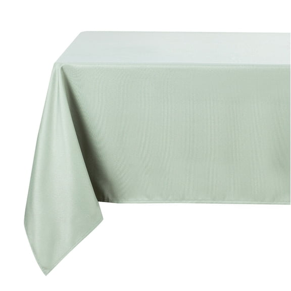 Kate Aurora Basics All Purpose Stain & Spill Proof Fabric Tablecloths - 8-10 Chairs, Aqua