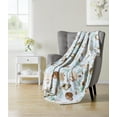 thumbnail image 1 of Kate Aurora Bermuda Tropical Seashells Ultra Soft & Plush Accent Throw Blanket - 50 In. X 70 In., 1 of 1