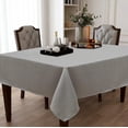 thumbnail image 1 of Kate Aurora Boston Modern Lux Geometric All Purpose Embossed Tablecloth - Assorted Colors & Sizes, 1 of 1