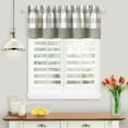 thumbnail image 1 of Kate Aurora Country Farmhouse Plaid Checkered Rod Pocket Window Valance - Assorted Colors, 1 of 3