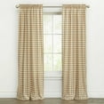 thumbnail image 1 of Kate Aurora Country Farmhouse Window Treatment Kitchen Buffalo Plaid Check Curtains, 42" x 63", 1 of 3