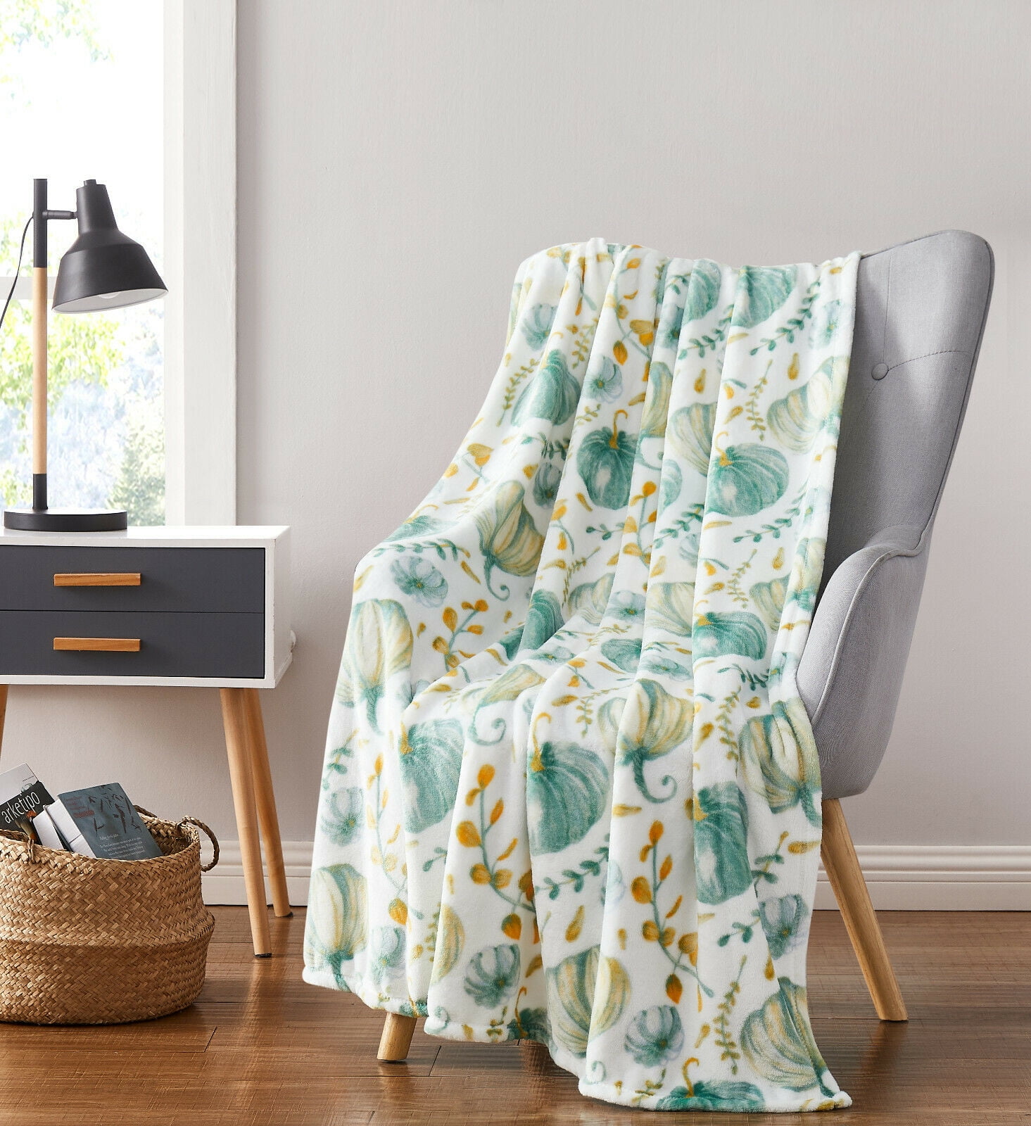 Kate Aurora Harvest Living Autumn Halloween Themed Hypoallergenic Throw Blankets Assorted Styles Walmart