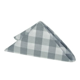 Farmhouse 20 in. x 20 in. Black and White Gingham Cotton Napkins (4-Pack) Farmhouse 20 in. x 20 in. Black and White Gingham Cotton Napkins (4-Pack)