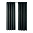 thumbnail image 1 of Kate Aurora Luxurious Solid Colored 2 Pack Light Filtering Rod Pocket Window Curtain Panels - Assorted Colors, 84 in. Long, 1 of 1