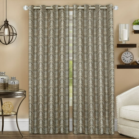 Kate Aurora Park Avenue 2 Piece Criss-cross Tab Top Velvet Window Curtain Panels - Assorted Colors & Sizes