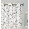 thumbnail image 1 of Kate Aurora Shabby Chic 2 Pack Cherry Blossom Grommet Top Room Darkening Curtains - Assorted Colors, 1 of 5