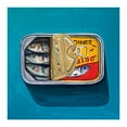 thumbnail image 1 of Kate Birch - Tin Of Sardines Print Wall Art, Modern Wall Decor For Living Room Bedroom, 24x36 UNFRAMED, 1 of 2