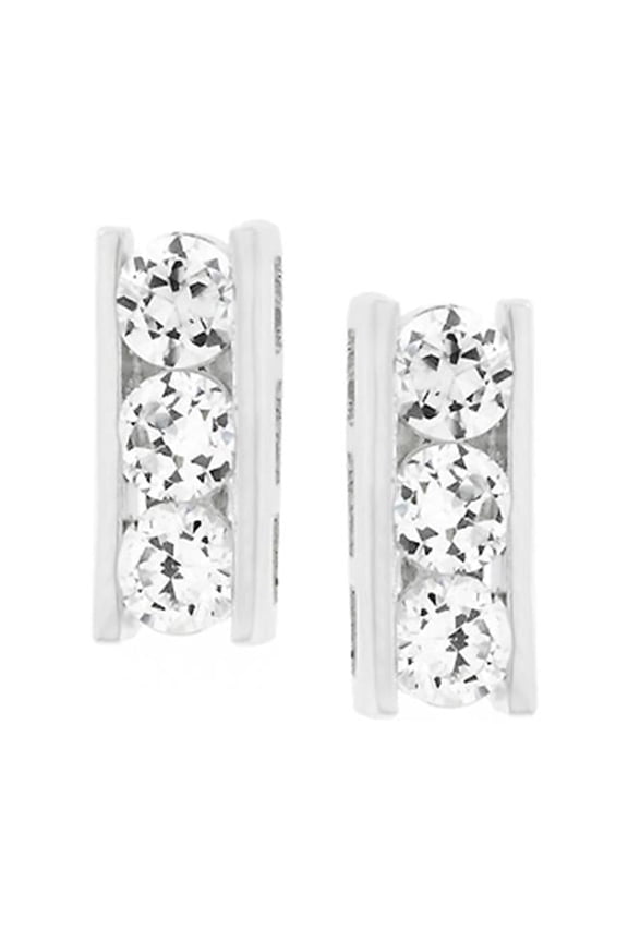 E50013R-C01 Diamond Slate Stud Earrings