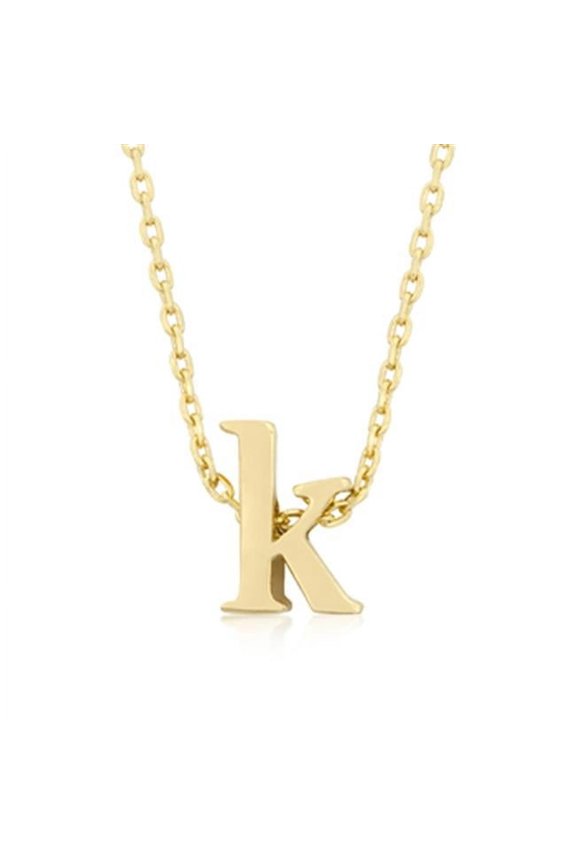 Golden Initial K Pendant