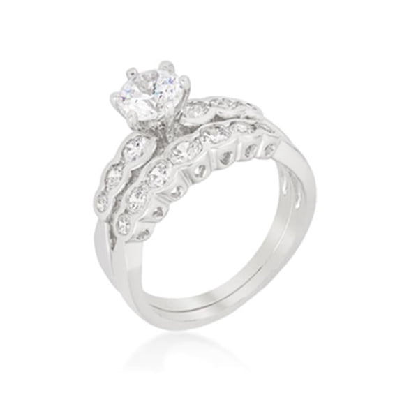 Kate Bissett R08375R-C01-08 Graduated Wedding Set Size - 08