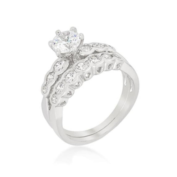 Kate Bissett R08375R-C01-08 Graduated Wedding Set Size - 08