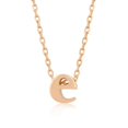 thumbnail image 1 of Kate Bissett  Rose Gold Initial E Pendant, 1 of 1