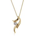 thumbnail image 1 of Kate Bissett  Winged Solitaire Pendant - All Clear, 1 of 1
