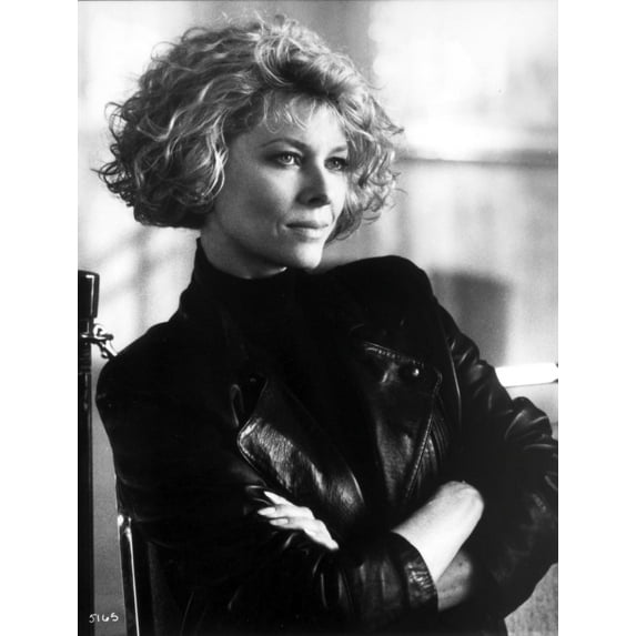 Kate Capshaw wearing Black Leather Jacket Portrait Photo Print (8 x 10)