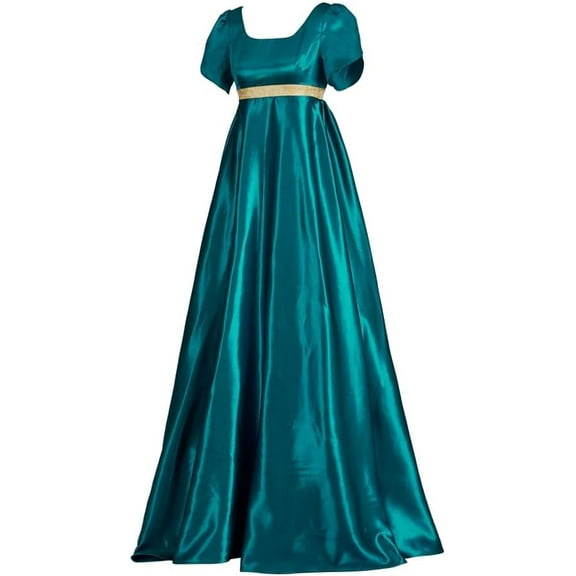 Kate Dress Jane Austen Regency Sash Dress Victorian Tea Gown Elegant Outfit for Women