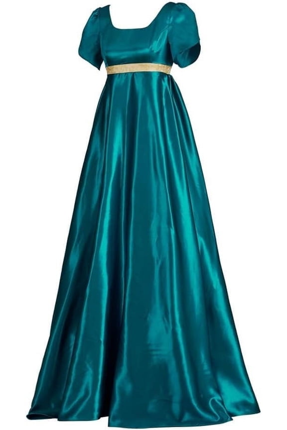 Kate Dress Jane Austen Regency Sash Dress Victorian Tea Gown Elegant Outfit for Women