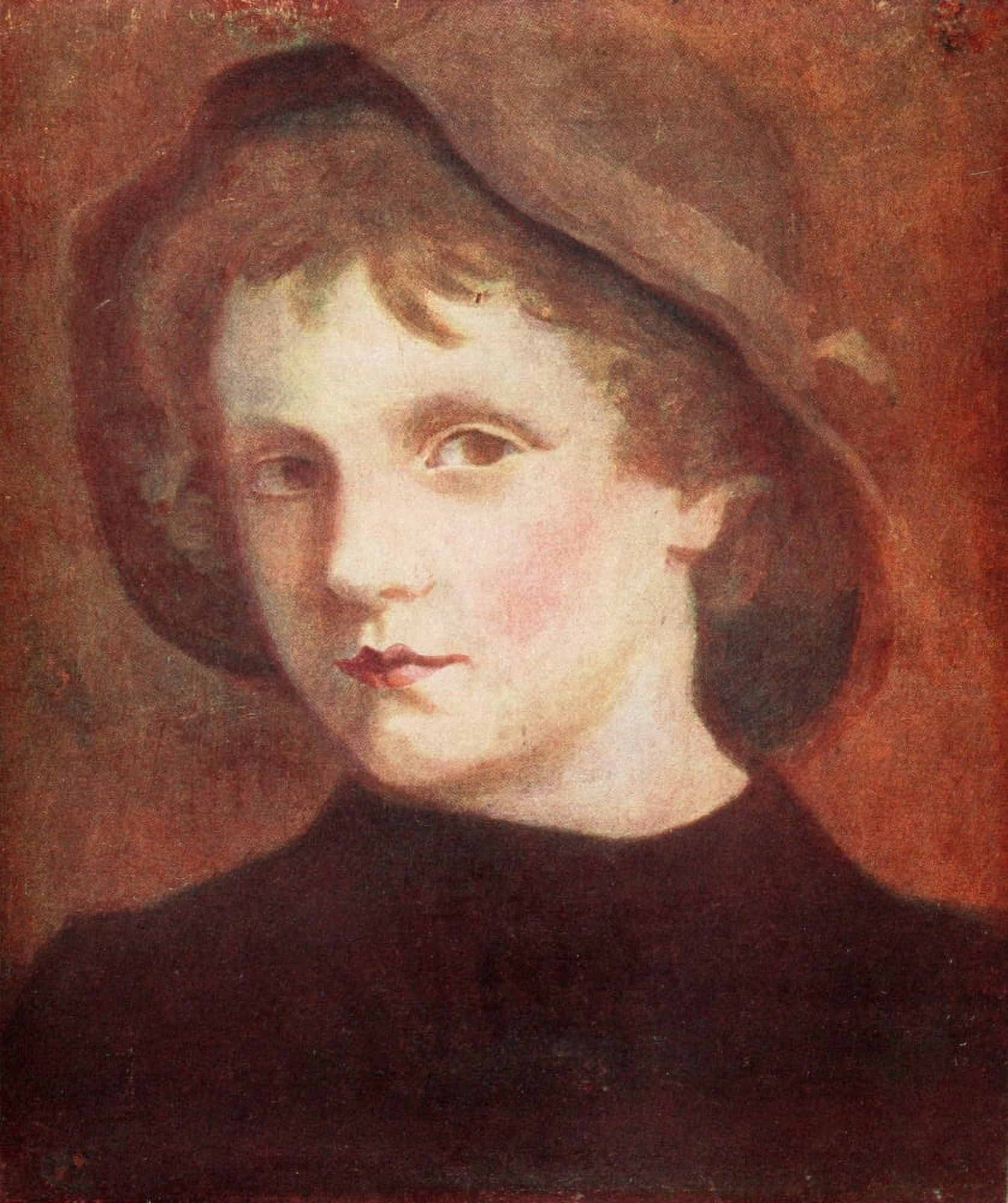 Kate Greenaway 1905 Alfy (unfinished) Canvas Art - Kate Greenaway (24 x 36)