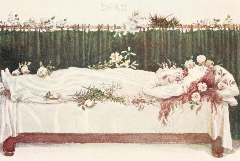 Kate Greenaway 1905 Dead Canvas Art - Kate Greenaway (24 x 36)
