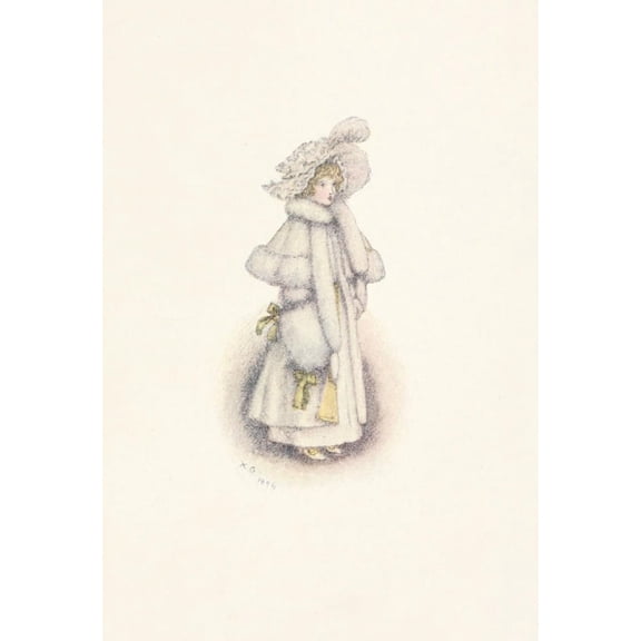 Kate Greenaway 1905 Swansdown Poster Print by Kate Greenaway (24 x 36)