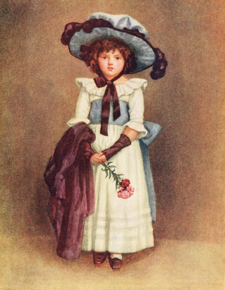 Kate Greenaway 1905 The Little Model Canvas Art - Kate Greenaway (18 x 24)