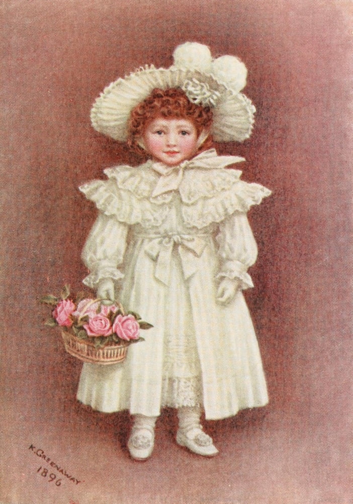 Kate Greenaway 1905 Vera Evelyn Samuel Canvas Art - Kate Greenaway (18 x 24)