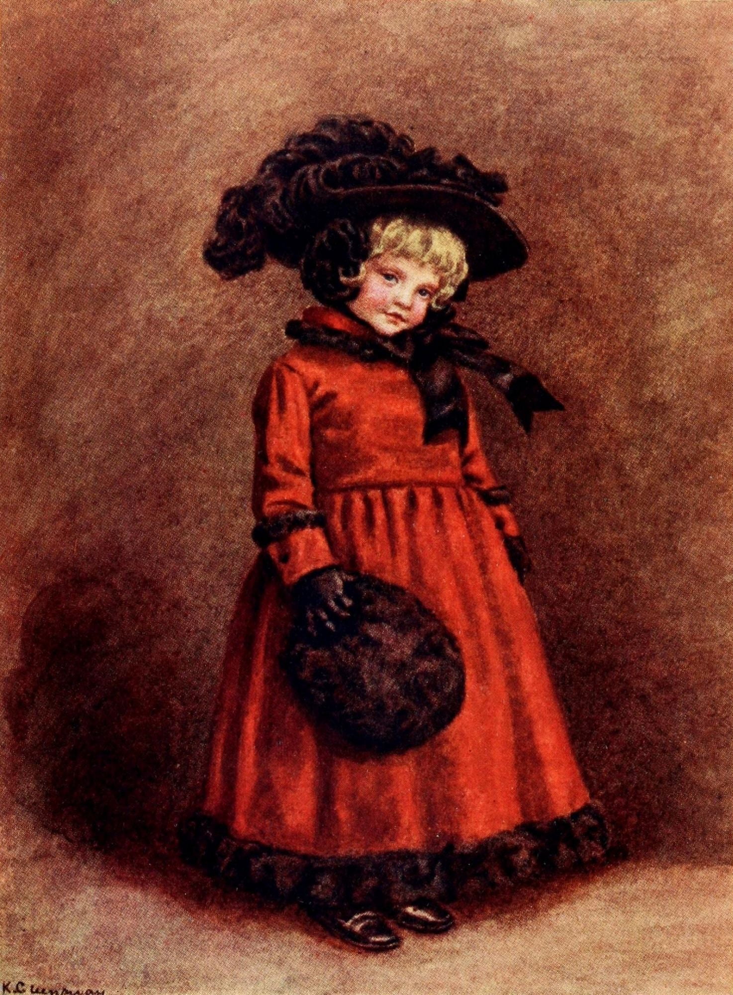 Kate Greenaway 1905 Winter 1892 Canvas Art - Kate Greenaway (24 x 36)