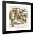 thumbnail image 1 of Kate Greenaway 20x23 Black Modern Framed Museum Art Print Titled - The Pied Piper of Hamelin Pl 23 (1910), 1 of 5