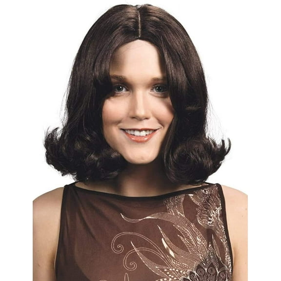 Kate Jackson Color Dark Brown - Enigma Wigs Charlie Angel Sabrina Duncan 70s Flip Women Bundle Costume Wig Care Guide