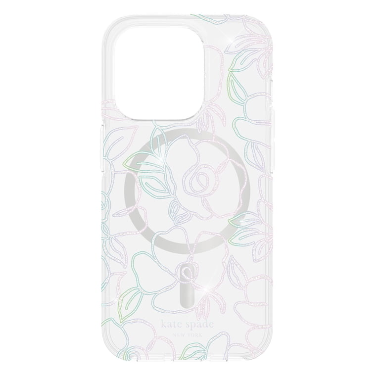 kate spade new york iPhone 15 Pro Case, Compatible with MagSafe - Modern Floral Silver - Walmart.com kate spade new york iPhone 15 Pro Case, Compatible with MagSafe - Modern Floral Silver - Walmart.com