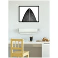 thumbnail image 1 of Kate and Laurel Abstract Minimalist Coastal Black Surfboard Framed Canvas Wall Art by Saint and Sailor Studios 20 x 16 Sylvie Black, Black & White, Abstract, Beach Art for Wall Decor, Living Room, 1 of 8