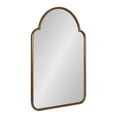 thumbnail image 1 of Kate and Laurel Arthell Scalloped Mirror, 24 x 36, Antique Gold, Vintage Farmhouse Arched Scallop Wall Mirror with Sleek Frame and Substantial Reflective Surface, 1 of 8