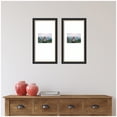 thumbnail image 1 of Kate and Laurel Belmont Black 11x20 matted to 5x7 Rectangular Picture Frame 2 Piece Black Decorative Photo Frame Set for gallery wall frame in living room wall decor, Set of 2, 1 of 7