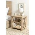 thumbnail image 1 of Kate and Laurel Broadbridge Modern Tiered Rectangle Side Table, 23 x 18 x 24, Light Natural, Transtional Three-Tier Wooden Nightstand with Storage for Use as Living Room End Table, 1 of 10