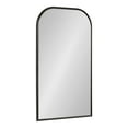 thumbnail image 1 of Kate and Laurel Caskill Modern Arched Wall Mirror, 20 x 34. Black, Decorative Tall Bathroom Mirror for Wall Decor with Rounded Arch Mirror Frame and Sophisticated Look, 1 of 8