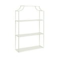thumbnail image 1 of Kate and Laurel Ciel Three-Tiered Wall Shelf, 21 x 30, White, Decorative Floating Shelf Storage and Wall Organizer for Over Toilet Storage Bathroom Display, 1 of 9
