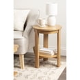 thumbnail image 1 of Kate and Laurel Foxford Tiered Round Side Table, 16 x 16 x 23, Natural Brown, Transitional Two-Tier Circle Nightstand Table with Storage and Resilient Wood Construction for Bedroom Decor, 1 of 10